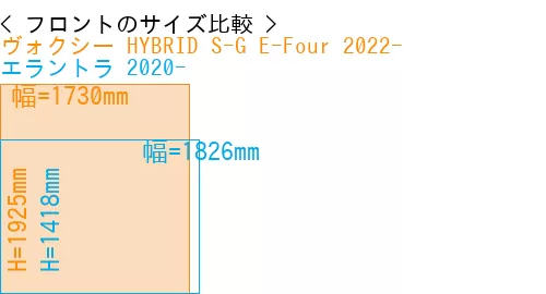 #ヴォクシー HYBRID S-G E-Four 2022- + エラントラ 2020-